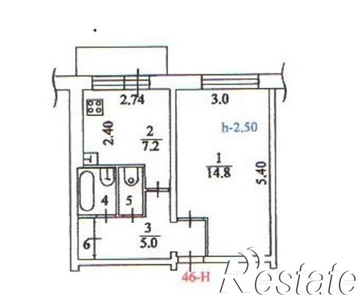 1-комн квартира Архангельское шоссе, д.83