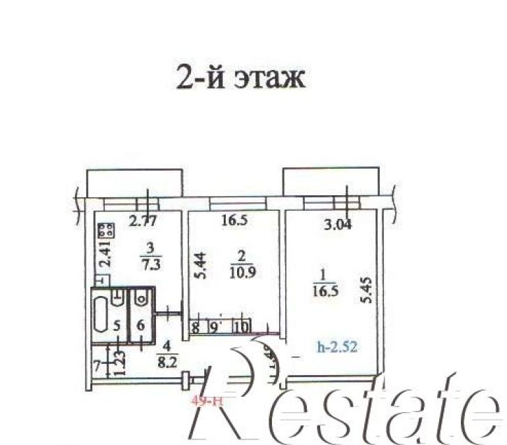 2-комн квартира Архангельское шоссе, д.83